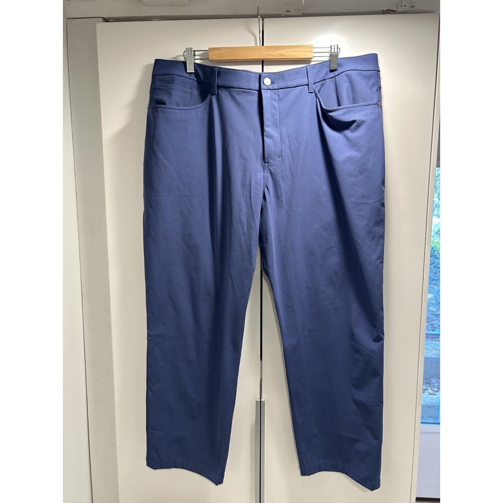 lululemon ABC Classic-Fit 5 Pocket Pant Size 40x28 Warpstreme Navy NWOT